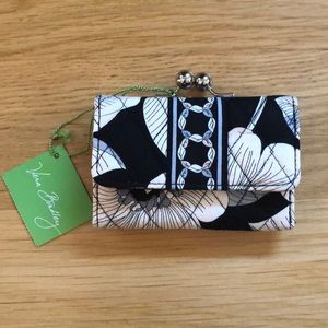 Vera Bradley Small Kiss lock Wallet Camellia